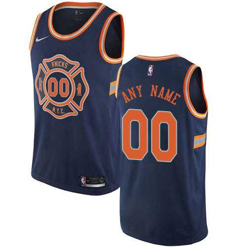 Men & Youth Customized New York Knicks Swingman Navy Blue Nike City Edition Jersey,We sell and wholesale Men & Youth Customized New York Knicks Swingman Navy Blue Nike City Edition Jersey on line form chian!