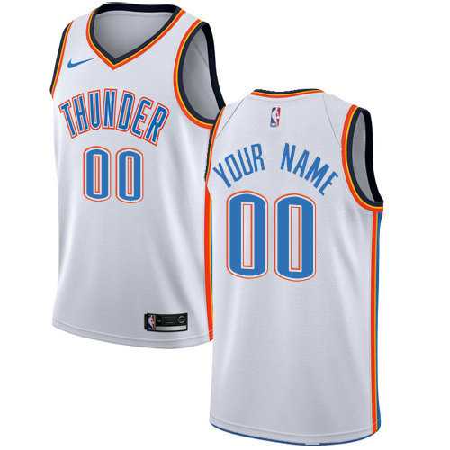 Men & Youth Customized Oklahoma City Thunder Swingman White Home Nike Association Edition Jersey,We sell and wholesale Men & Youth Customized Oklahoma City Thunder Swingman White Home Nike Association Edition Jersey on line form chian!