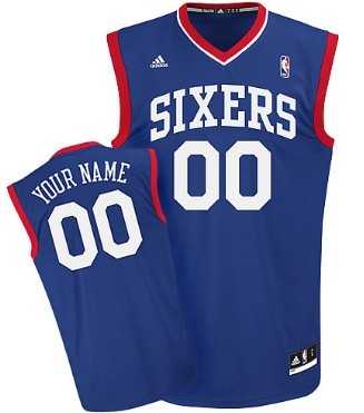 Men & Youth Customized Philadelphia 76ers Blue Jersey,We sell and wholesale Men & Youth Customized Philadelphia 76ers Blue Jersey on line form chian!