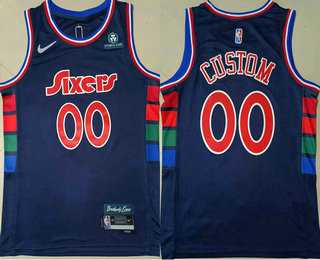 Men & Youth Customized Philadelphia 76ers Blue Nike Diamond 2022 City Edition Swingman Stitched Jersey With Sponsor,We sell and wholesale Men & Youth Customized Philadelphia 76ers Blue Nike Diamond 2022 City Edition Swingman Stitched Jersey With Sponsor on line form chian!