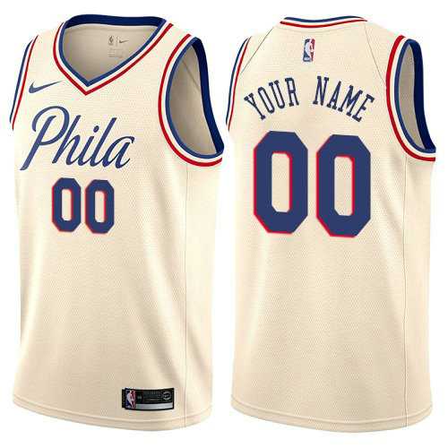 Men & Youth Customized Philadelphia 76ers Cream City Edition Nike Jersey,We sell and wholesale Men & Youth Customized Philadelphia 76ers Cream City Edition Nike Jersey on line form chian!