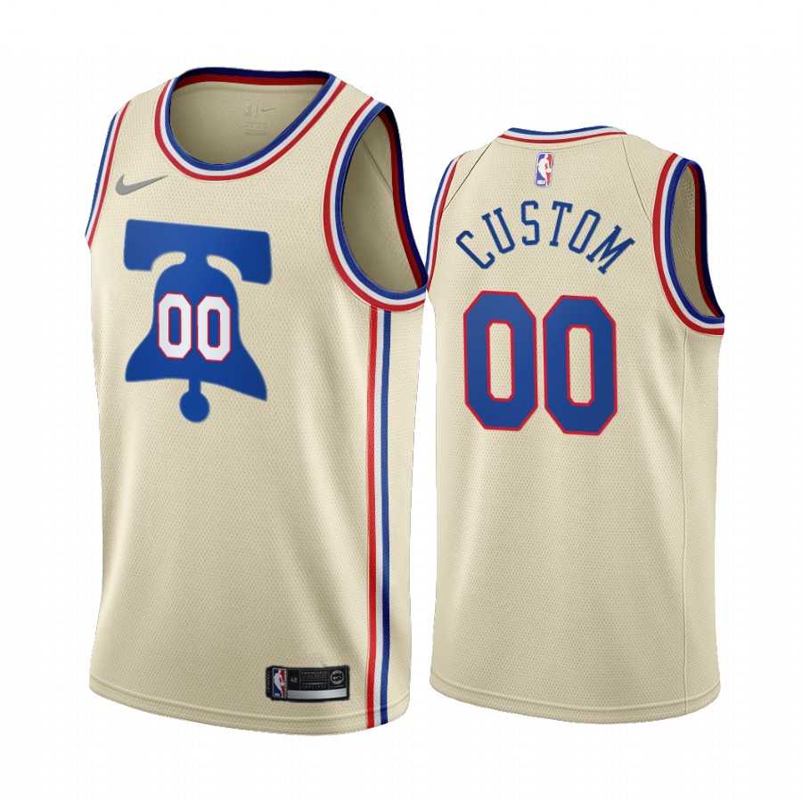 Men & Youth Customized Philadelphia 76ers Cream Nike Swingman 2020-21 Earned Edition Jersey,We sell and wholesale Men & Youth Customized Philadelphia 76ers Cream Nike Swingman 2020-21 Earned Edition Jersey on line form chian!