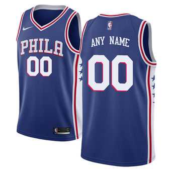 Men & Youth Customized Philadelphia 76ers Nike Blue Swingman Icon Edition Jersey,We sell and wholesale Men & Youth Customized Philadelphia 76ers Nike Blue Swingman Icon Edition Jersey on line form chian!