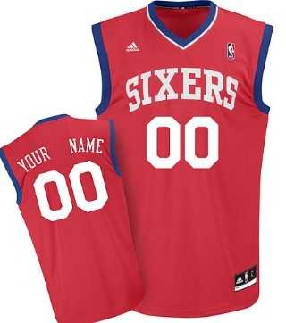 Men & Youth Customized Philadelphia 76ers Red Jersey,We sell and wholesale Men & Youth Customized Philadelphia 76ers Red Jersey on line form chian!