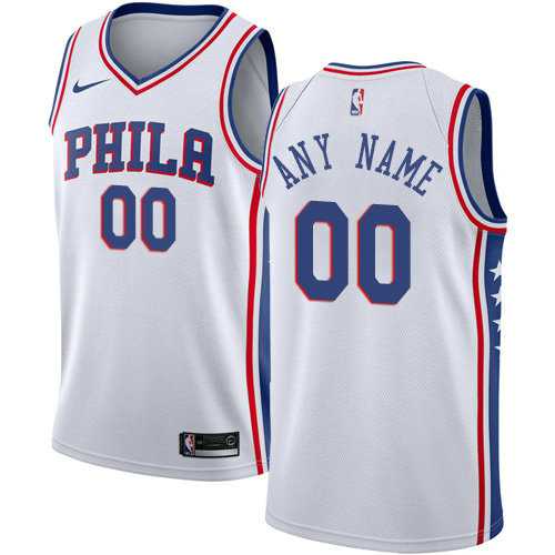 Men & Youth Customized Philadelphia 76ers Swingman White Home Nike Association Edition Jersey,We sell and wholesale Men & Youth Customized Philadelphia 76ers Swingman White Home Nike Association Edition Jersey on line form chian!