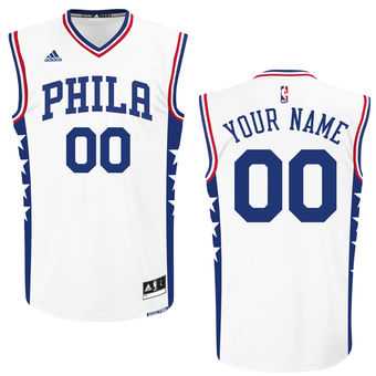 Men & Youth Customized Philadelphia 76ers adidas White Replica Home Jersey,We sell and wholesale Men & Youth Customized Philadelphia 76ers adidas White Replica Home Jersey on line form chian!
