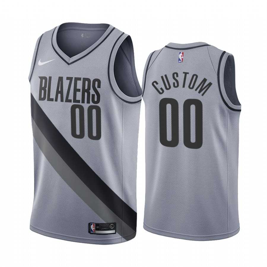 Men & Youth Customized Portland Trail Blazers Gray Swingman 2020-21 Earned Edition Jersey,We sell and wholesale Men & Youth Customized Portland Trail Blazers Gray Swingman 2020-21 Earned Edition Jersey on line form chian!