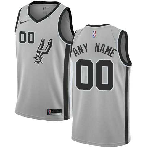 Men & Youth Customized San Antonio Spurs Swingman Silver Alternate Nike Statement Edition Jersey,We sell and wholesale Men & Youth Customized San Antonio Spurs Swingman Silver Alternate Nike Statement Edition Jersey on line form chian!