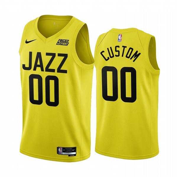 Men & Youth Customized Utah Jazz 2022-23 Yellow Association Edition Stitched Jersey,We sell and wholesale Men & Youth Customized Utah Jazz 2022-23 Yellow Association Edition Stitched Jersey on line form chian!