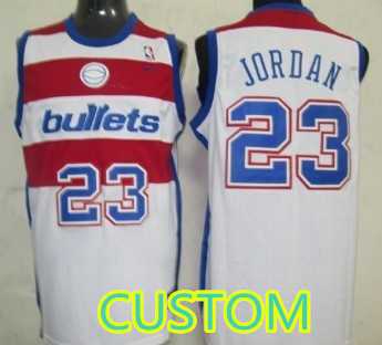 Men & Youth Customized Washington Bullets White Swingman Throwback Jersey,We sell and wholesale Men & Youth Customized Washington Bullets White Swingman Throwback Jersey on line form chian!