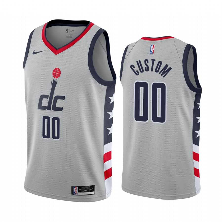 Men & Youth Customized Washington Wizards Gray Nike Swingman 2020-21 City Edition Jersey,We sell and wholesale Men & Youth Customized Washington Wizards Gray Nike Swingman 2020-21 City Edition Jersey on line form chian!