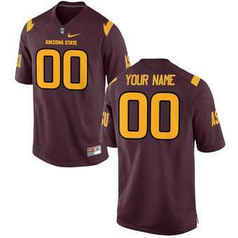 Men's Arizona State Sun Devils Customized Replica Nike Football Jersey - Maroon,We sell and wholesale Men's Arizona State Sun Devils Customized Replica Nike Football Jersey - Maroon on line form chian!