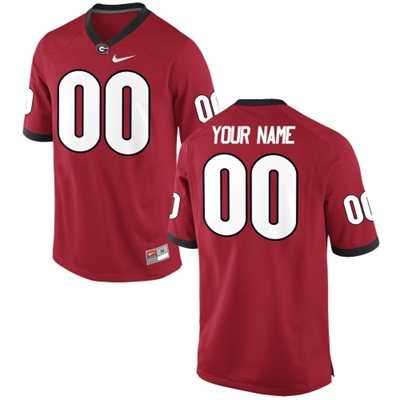 Men's Georgia Bulldogs Customized Replica Football Jersey - 2015 Red,We sell and wholesale Men's Georgia Bulldogs Customized Replica Football Jersey - 2015 Red on line form chian!