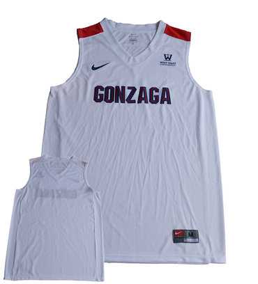 Men's Gonzaga Bulldogs White Customized College Basketball Jersey,We sell and wholesale Men's Gonzaga Bulldogs White Customized College Basketball Jersey on line form chian!