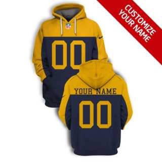 Men's Green Bay Packers Active Player Yellow Navy Custom 2021 Pullover Hoodie,We sell and wholesale Men's Green Bay Packers Active Player Yellow Navy Custom 2021 Pullover Hoodie on line form chian!