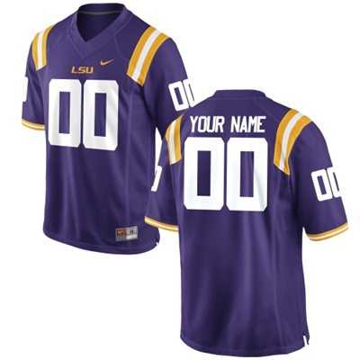 Men's LSU Tigers Customized Replica Football Jersey - 2015 Purple,We sell and wholesale Men's LSU Tigers Customized Replica Football Jersey - 2015 Purple on line form chian!