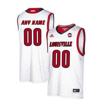 Men's Louisville Cardinals Customized White College Basketball Jersey,We sell and wholesale Men's Louisville Cardinals Customized White College Basketball Jersey on line form chian!