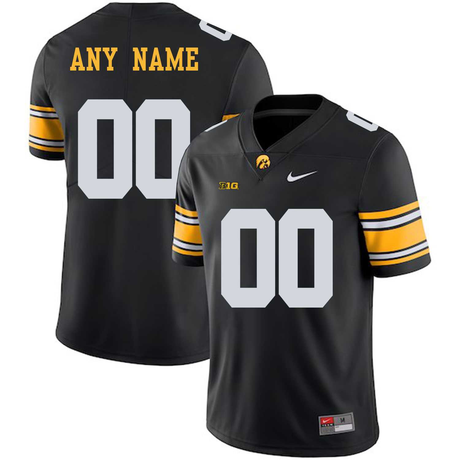 Men's Lowa Hawkeyes Black Customized College Football Jersey,We sell and wholesale Men's Lowa Hawkeyes Black Customized College Football Jersey on line form chian!