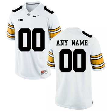 Men's Lowa Hawkeyes White Customized College Football Jersey,We sell and wholesale Men's Lowa Hawkeyes White Customized College Football Jersey on line form chian!