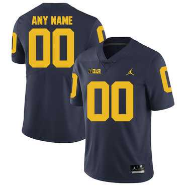 Men's Michigan Wolverines Navy Customized College Football Jersey,We sell and wholesale Men's Michigan Wolverines Navy Customized College Football Jersey on line form chian!