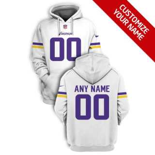 Men's Minnesota Vikings Active Player White Custom 2021 Pullover Hoodie,We sell and wholesale Men's Minnesota Vikings Active Player White Custom 2021 Pullover Hoodie on line form chian!