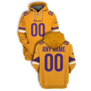 Men's Minnesota Vikings Active Player Yellow Custom 2021 Color Rush Pullover Hoodie,We sell and wholesale Men's Minnesota Vikings Active Player Yellow Custom 2021 Color Rush Pullover Hoodie on line form chian!