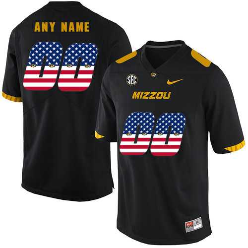 Men's Missouri Tigers Customized Black USA Flag Nike College Football Jersey,We sell and wholesale Men's Missouri Tigers Customized Black USA Flag Nike College Football Jersey on line form chian!