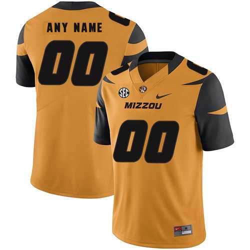 Men's Missouri Tigers Customized Gold Nike College Football Jersey,We sell and wholesale Men's Missouri Tigers Customized Gold Nike College Football Jersey on line form chian!