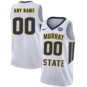 Men's Murray State Racers Customized White College Basketball Jersey,We sell and wholesale Men's Murray State Racers Customized White College Basketball Jersey on line form chian!
