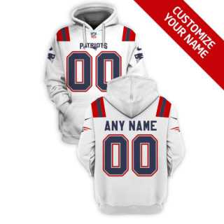 Men's New England Patriots Active Player White Custom 2021 Pullover Hoodie,We sell and wholesale Men's New England Patriots Active Player White Custom 2021 Pullover Hoodie on line form chian!