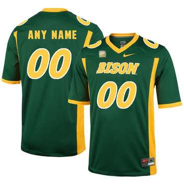Men's North Dakota State Bison Green Customized College Football Jersey,We sell and wholesale Men's North Dakota State Bison Green Customized College Football Jersey on line form chian!