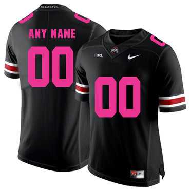 Men's Ohio State Buckeyes Black Customized 2018 Breast Cancer Awareness College Football Jersey,We sell and wholesale Men's Ohio State Buckeyes Black Customized 2018 Breast Cancer Awareness College Football Jersey on line form chian!