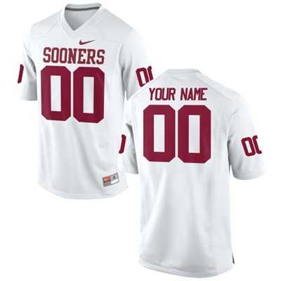 Men's Oklahoma Sooners 2015 Nike White Customized Replica Football Jersey,We sell and wholesale Men's Oklahoma Sooners 2015 Nike White Customized Replica Football Jersey on line form chian!