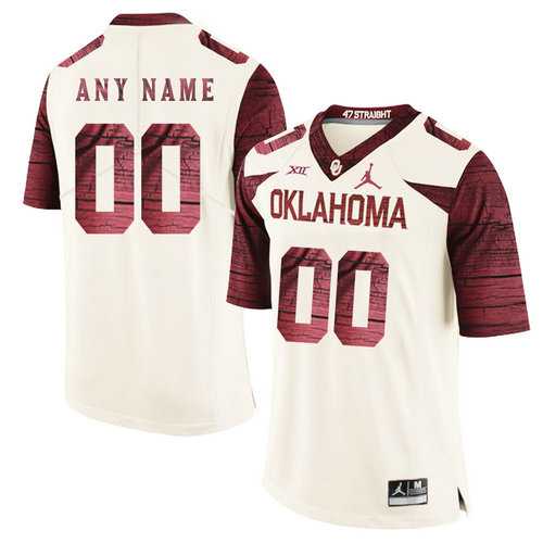 Men's Oklahoma Sooners White With Red Customized College Football Jersey,We sell and wholesale Men's Oklahoma Sooners White With Red Customized College Football Jersey on line form chian!