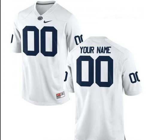 Men's Penn State Nittany Lions Customized Nike White Limited Football Jersey,We sell and wholesale Men's Penn State Nittany Lions Customized Nike White Limited Football Jersey on line form chian!