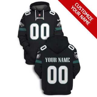 Men's Philadelphia Eagles Active Player Black Custom 2021 Pullover Hoodie,We sell and wholesale Men's Philadelphia Eagles Active Player Black Custom 2021 Pullover Hoodie on line form chian!