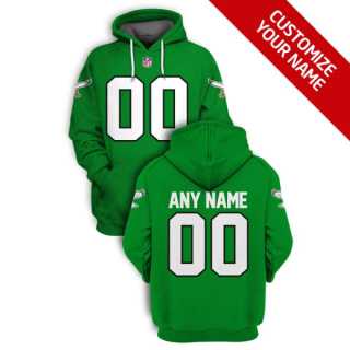 Men's Philadelphia Eagles Active Player Green Custom 2021 Pullover Hoodie,We sell and wholesale Men's Philadelphia Eagles Active Player Green Custom 2021 Pullover Hoodie on line form chian!