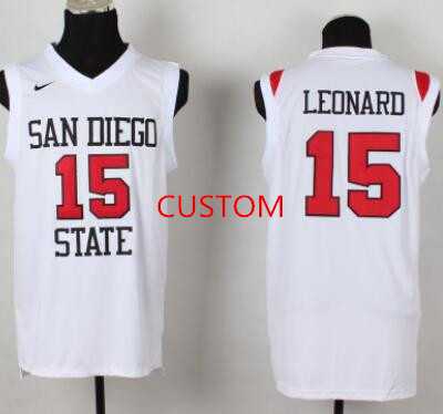 Men's San Diego State University Basketball White Customized Jersey,We sell and wholesale Men's San Diego State University Basketball White Customized Jersey on line form chian!