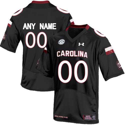 Men's South Carolina Gamecocks Black Customized College Jersey,We sell and wholesale Men's South Carolina Gamecocks Black Customized College Jersey on line form chian!