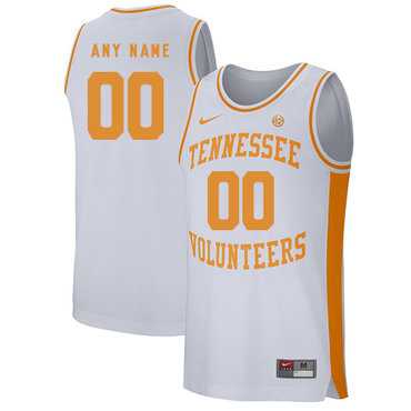 Men's Tennessee Volunteers Customized White College Basketball Jersey,We sell and wholesale Men's Tennessee Volunteers Customized White College Basketball Jersey on line form chian!