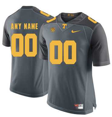 Men's Tennessee Volunteers Gray Customized College Football Jersey,We sell and wholesale Men's Tennessee Volunteers Gray Customized College Football Jersey on line form chian!