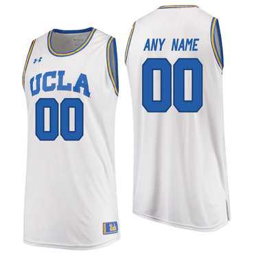 Men's UCLA Bruins White Customized College Basketball Jersey,We sell and wholesale Men's UCLA Bruins White Customized College Basketball Jersey on line form chian!