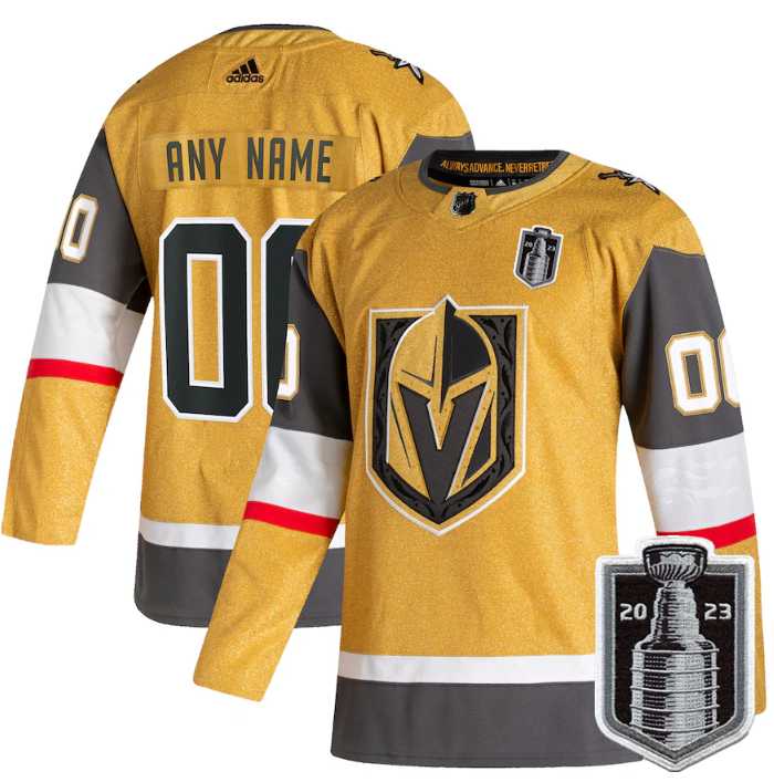 Men's Vegas Golden Knights Active Player Custom Gold 2023 Stanley Cup Final Stitched Jersey,We sell and wholesale Men's Vegas Golden Knights Active Player Custom Gold 2023 Stanley Cup Final Stitched Jersey on line form chian!