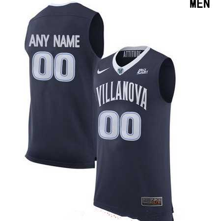 Men's Villanova Wildcats Custom Nike Navy Blue College Basketball Jersey,We sell and wholesale Men's Villanova Wildcats Custom Nike Navy Blue College Basketball Jersey on line form chian!