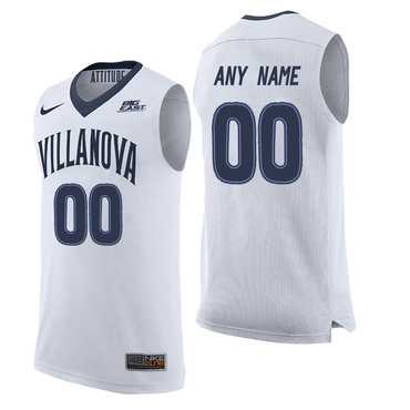 Men's Villanova Wildcats White Customized College Basketball Elite Jersey,We sell and wholesale Men's Villanova Wildcats White Customized College Basketball Elite Jersey on line form chian!