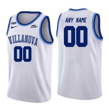 Men's Villanova Wildcats White Customized College Basketball Jersey,We sell and wholesale Men's Villanova Wildcats White Customized College Basketball Jersey on line form chian!