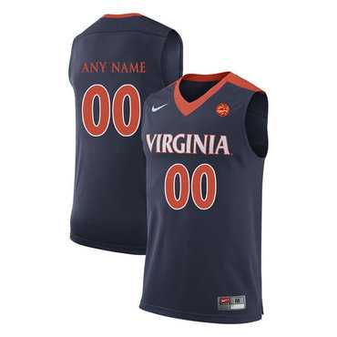 Men's Virginia Cavaliers Navy College Basketball Customized Jersey,We sell and wholesale Men's Virginia Cavaliers Navy College Basketball Customized Jersey on line form chian!