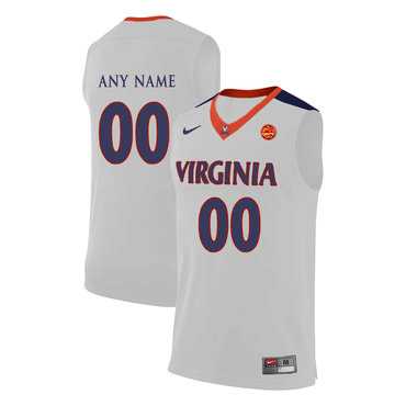 Men's Virginia Cavaliers White Customized College Basketball Jersey,We sell and wholesale Men's Virginia Cavaliers White Customized College Basketball Jersey on line form chian!