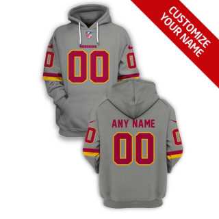 Men's Washington Football Team Active Player Grey Custom 2021 Pullover Hoodie,We sell and wholesale Men's Washington Football Team Active Player Grey Custom 2021 Pullover Hoodie on line form chian!