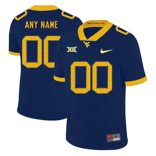Men's West Virginia Mountaineers Customized Navy College Football Jersey,We sell and wholesale Men's West Virginia Mountaineers Customized Navy College Football Jersey on line form chian!